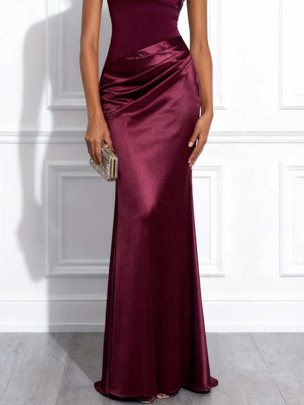Satin Elegant Maxi Dress