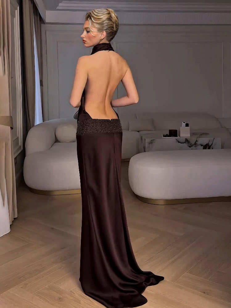 Halter Elegant Maxi Dress