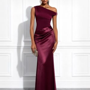 Satin Elegant Maxi Dress
