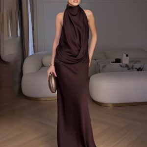 Halter Elegant Maxi Dress